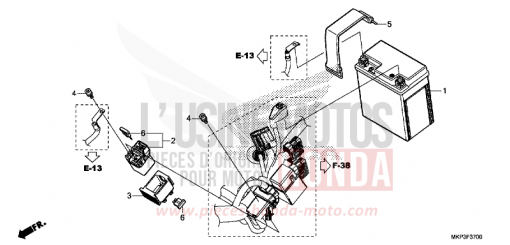 BATTERIE CBR500RAM de 2021